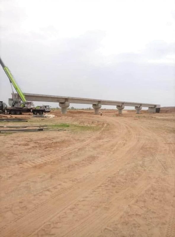 ТАВАНТОЛГОЙ-ЗҮҮНБАЯН ЧИГЛЭЛИЙН ТӨМӨР ЗАМЫН 132.38 УРТ МЕТР ТӨМӨР БЕТОН ГҮҮРИЙН ДАМ НУРУУГ УГСАРЧ ДУУСЛАА